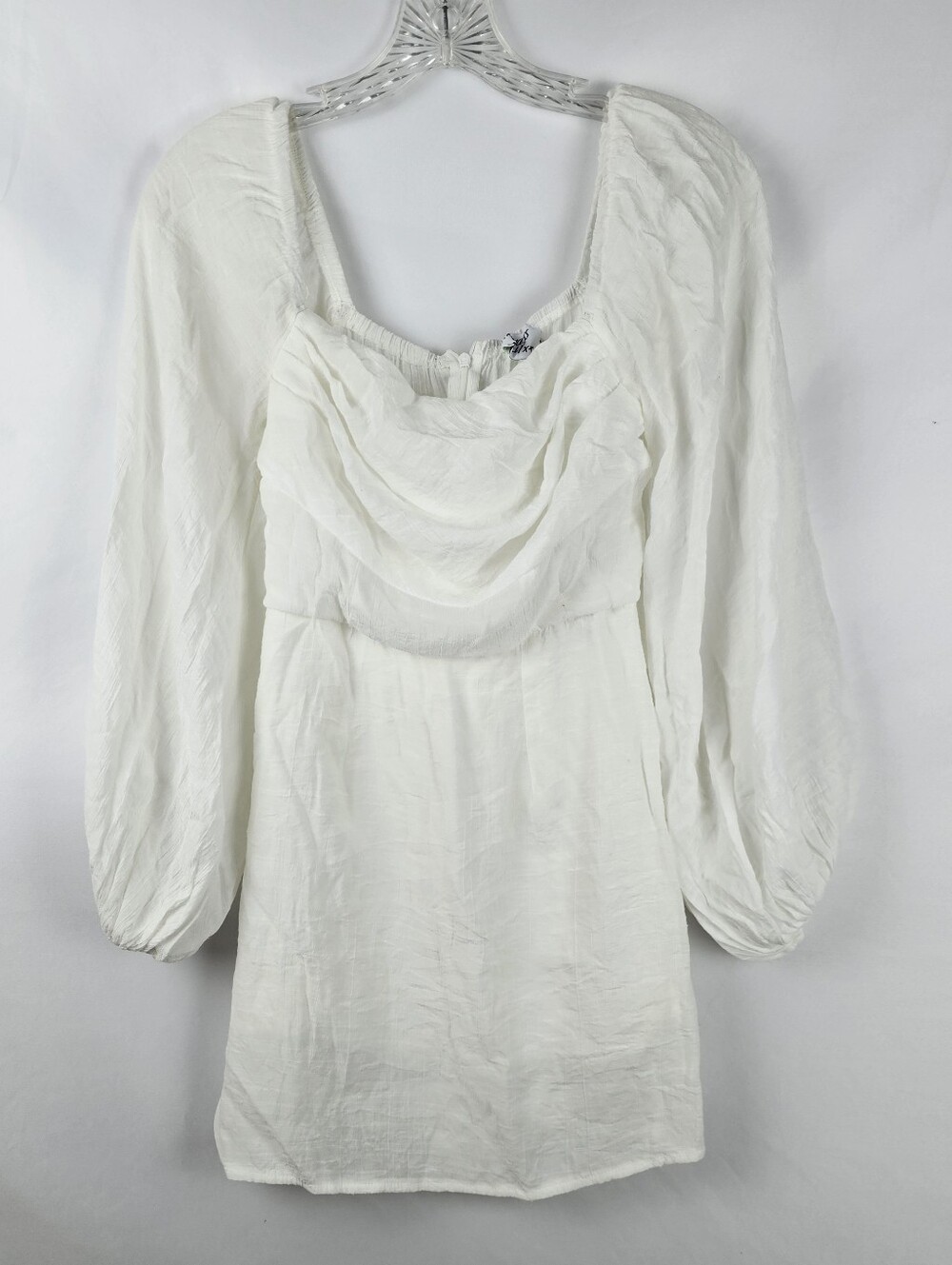 Princess Polly Lillie White Mini Cocktail Party Dress Sz 4 Coquette Festival